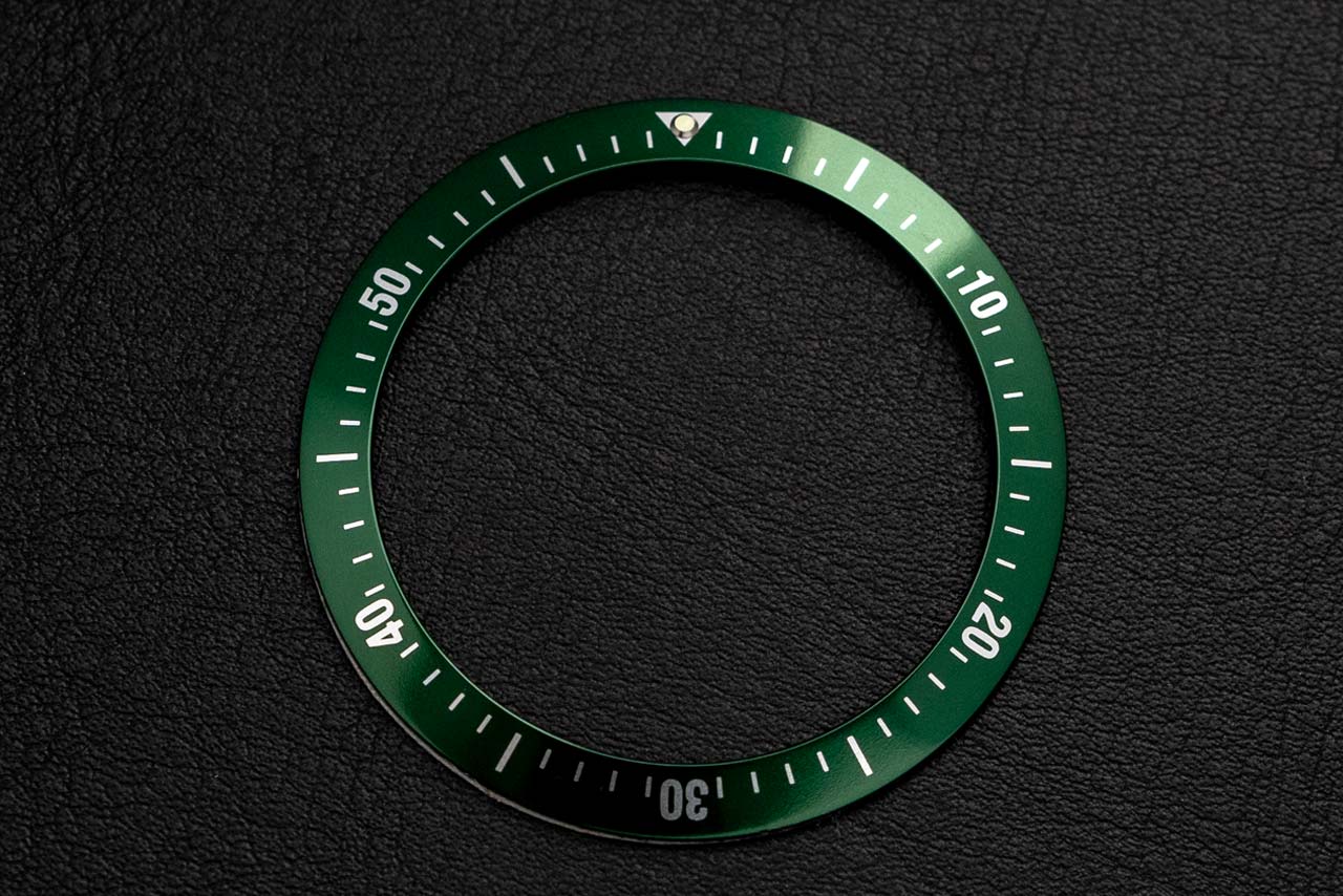 Aluminum Diver Bezel Insert - Type C Forest Green – DIYWATCH Club