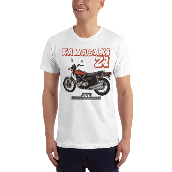 Kawasaki Z1 900 DOHC White T Shirt – Rather Be Riding