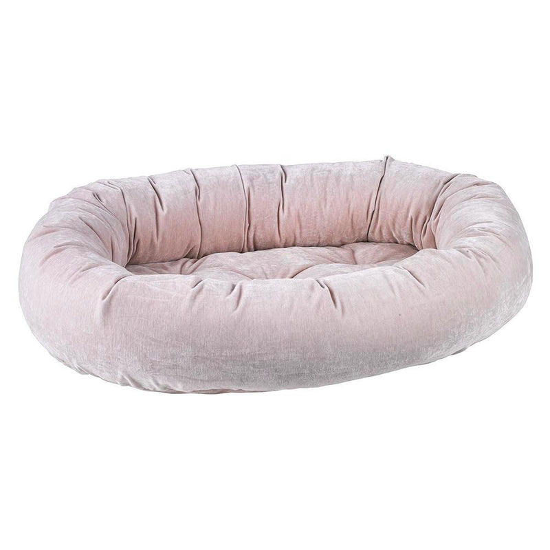 Blush Microvelvet Donut Dog Bed-bitchnewyork