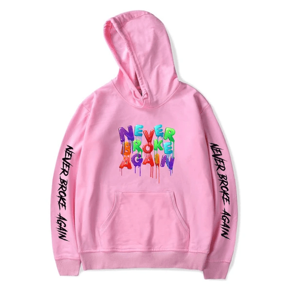 nba hoodie pink