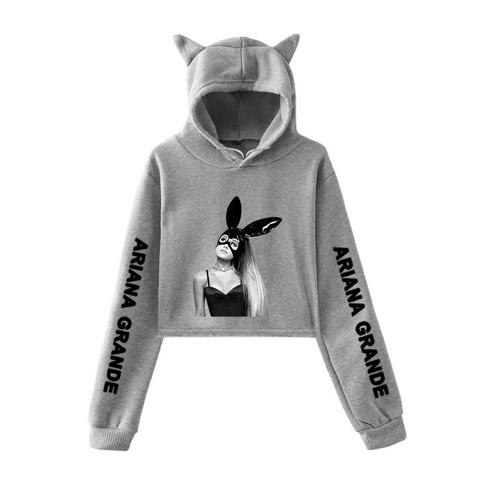 ariana grande black hoodie