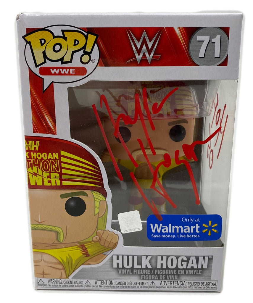 hulk hogan autographed funko pop