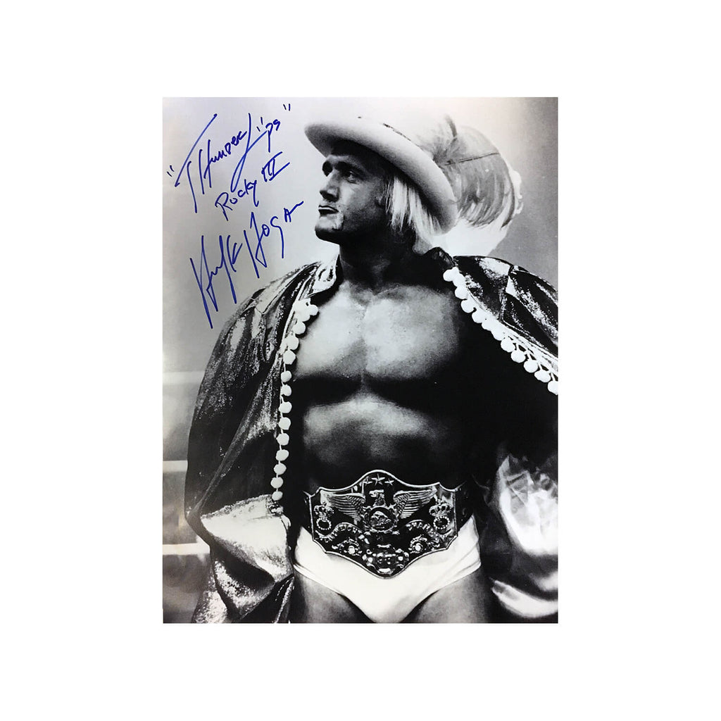 Hulk Hogan Signed Thunderlips Black and Photo Hogan's Beach Shop