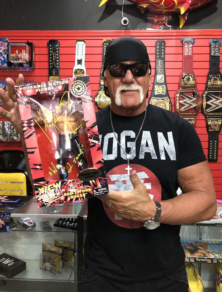 Hulk Hogan Signed Hollywood Hogan Action Figure – Hogan's Beach Shop