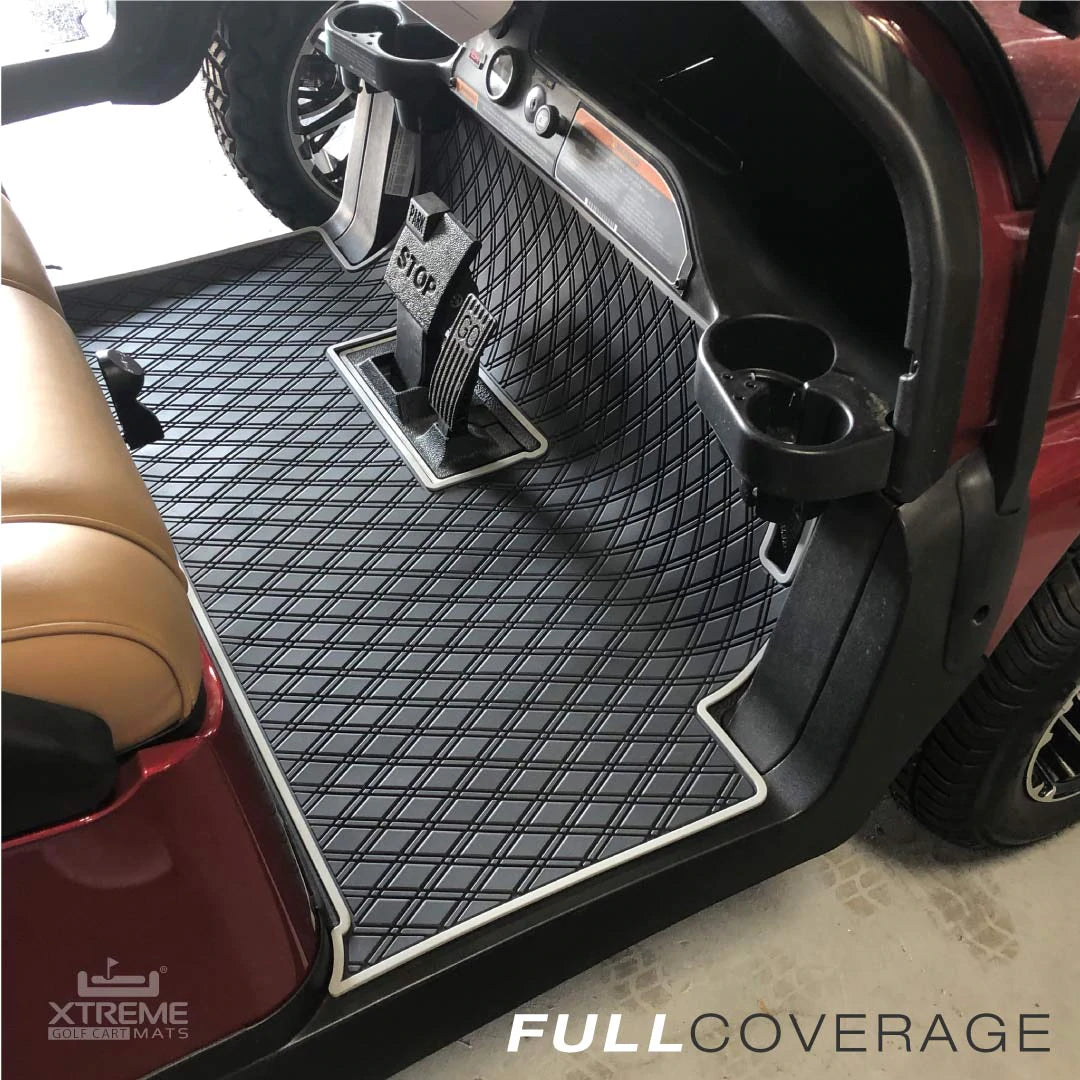 Xtreme Mats Lite Rear Facing Foot Rest Mat - Black – Viers Golf Cars