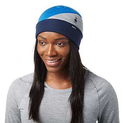 Gorro Smartwool Merino Sport 250 – Chapéu de lã com punho, Preto, IFM