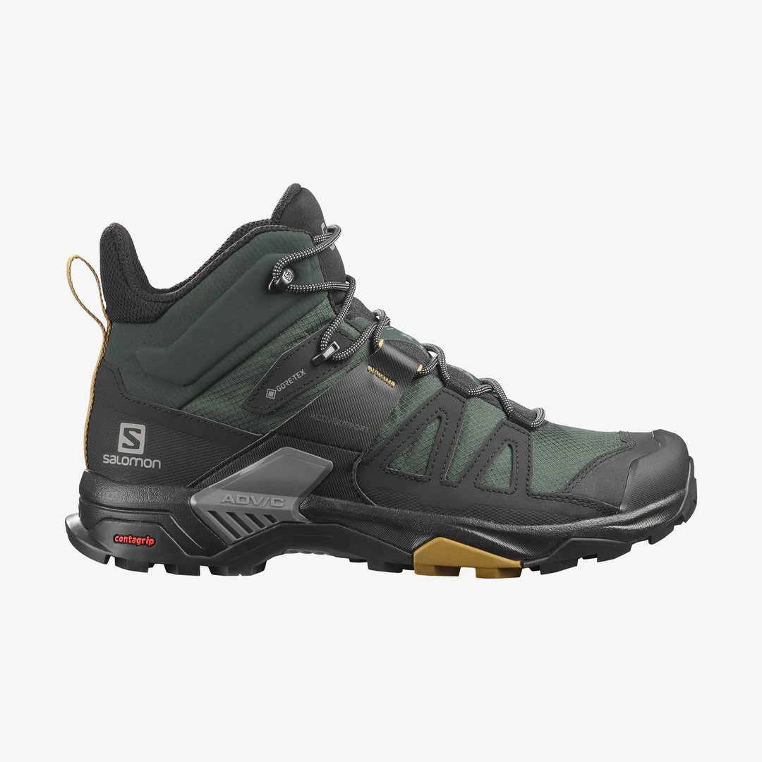 Salomon X ULTRA 4 MID GTX - Hiking shoes - ebony/mocha mousse