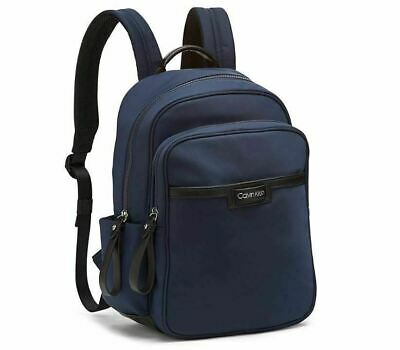 navy blue calvin klein backpack