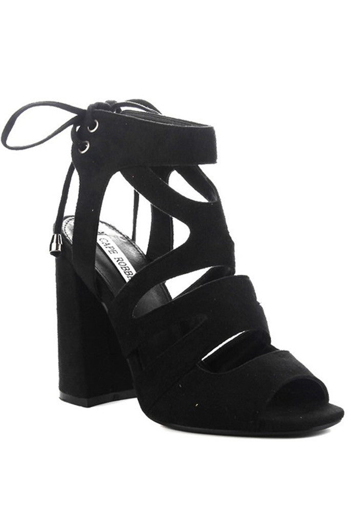 Power Trip Lace Up Heel - Savoir-Faire | Women's Clothing Boutique