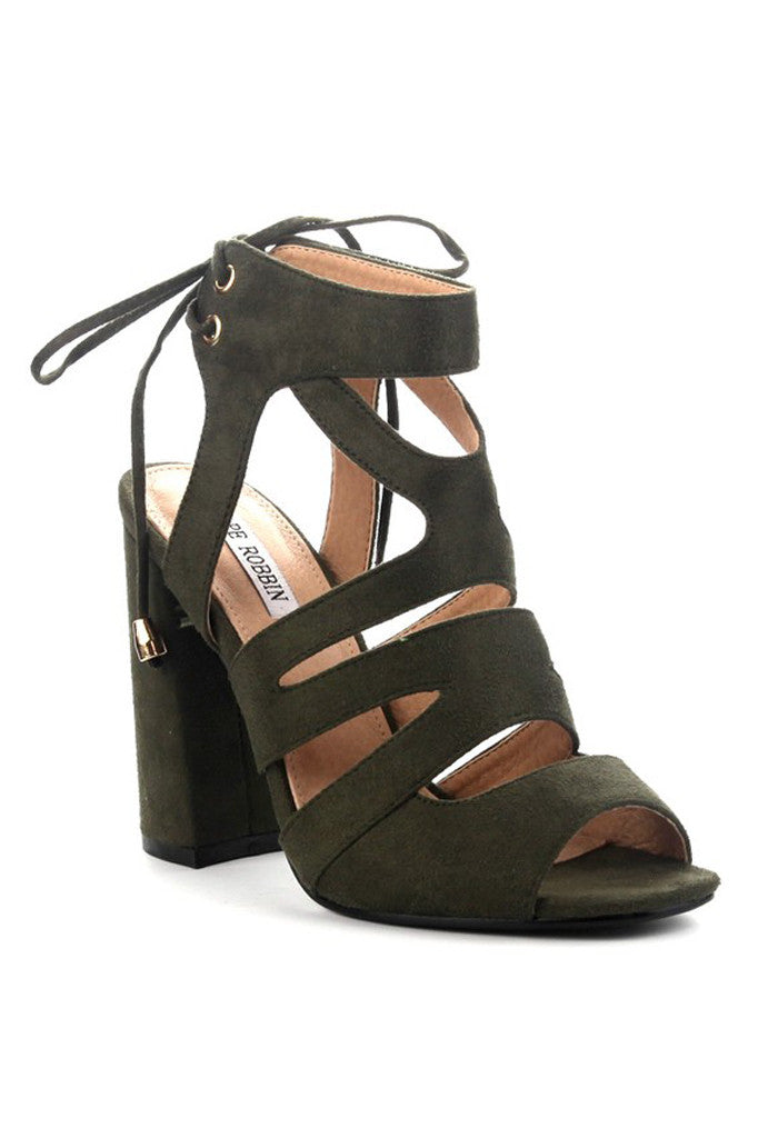 Power Trip Lace Up Heel - Savoir-Faire | Women's Clothing Boutique