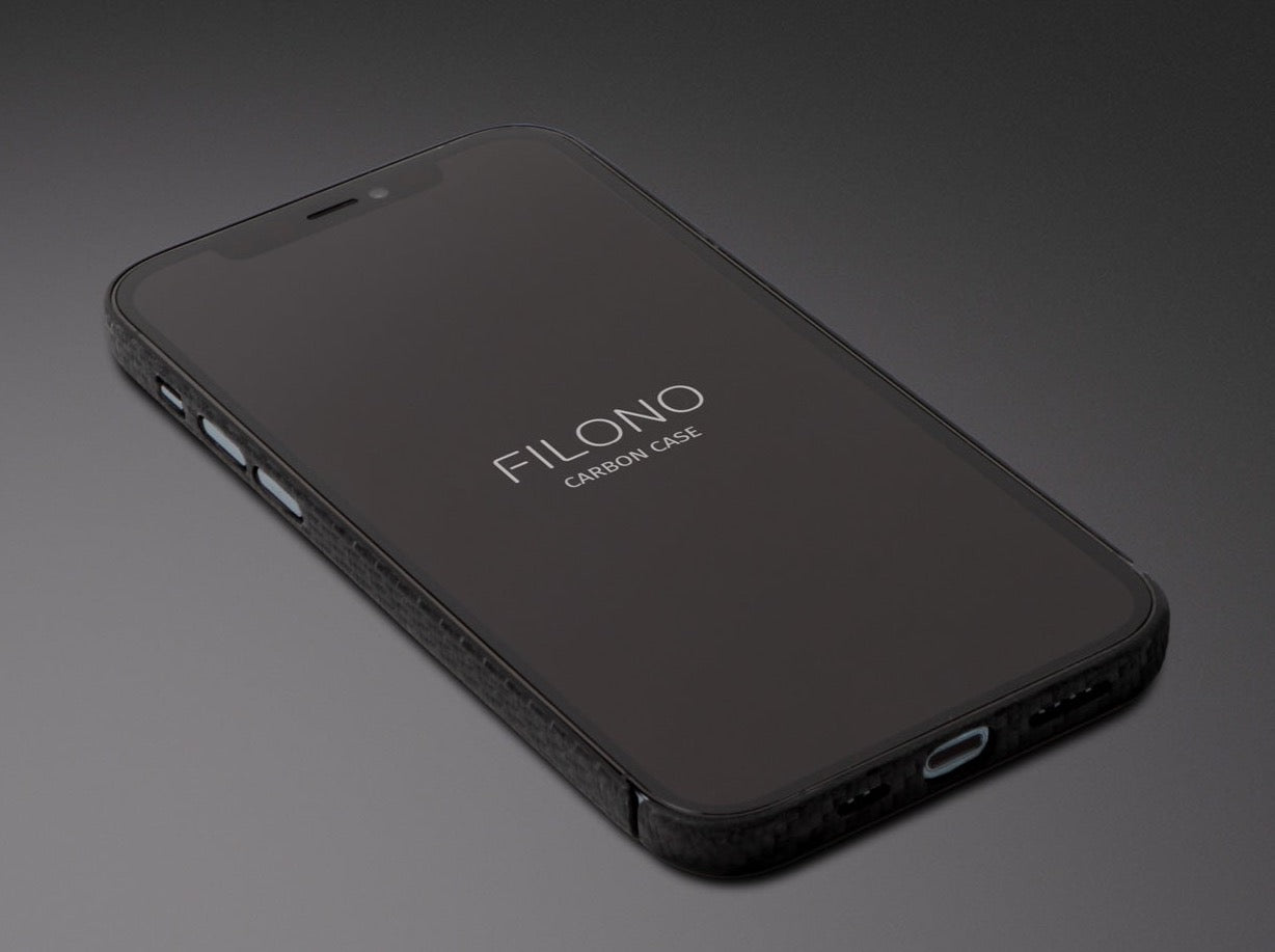 iPhone 12 Pro Carbon Hülle ultradünn, hochwertig von FILONO