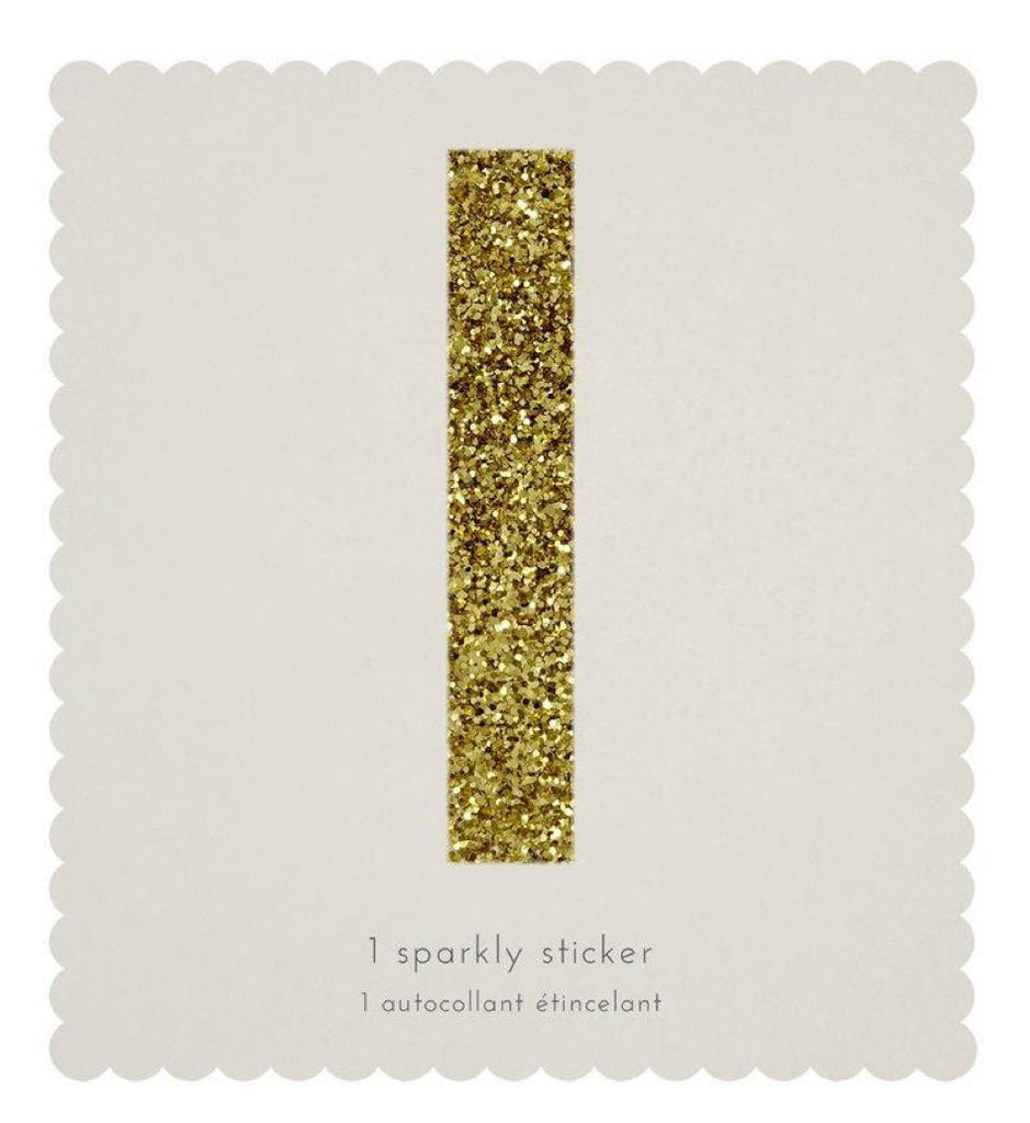 Meri Meri Gold Glitter Alphabet Stickers