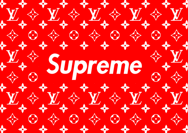 Logo Supreme Louis Vuitton
