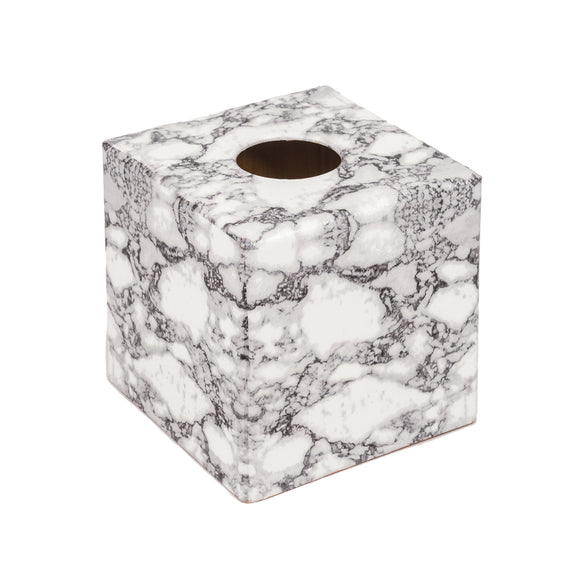 black marble tissue box cover