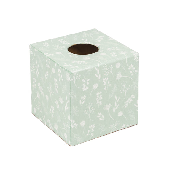 green tissue box