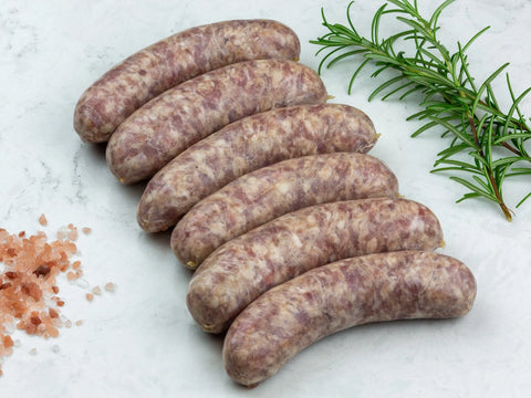 TJB traditional pork sausages