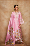 Load image into Gallery viewer, Pink Chanderi Silk Gota Dupatta