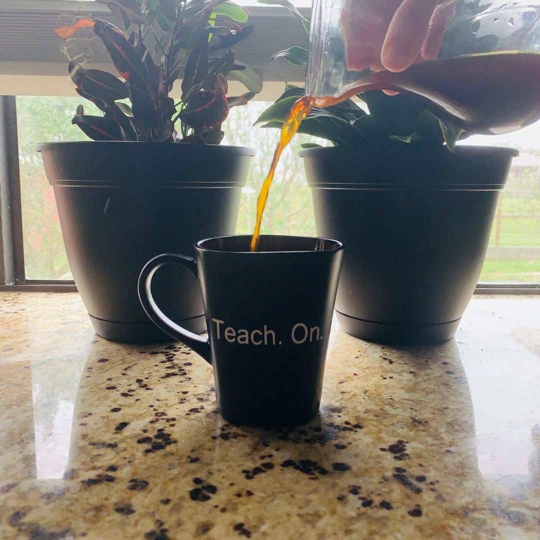 A TwentyFive - Eight 'Teach On' Coffee Mug highlights what it means to be a teacher and educator.