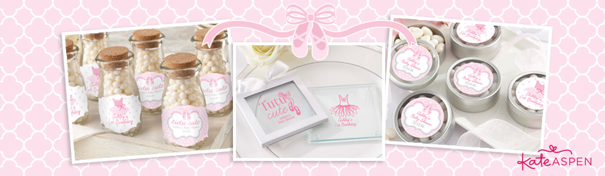 tutu baby shower favors