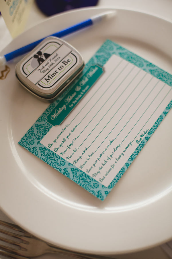 Mint To Be Mints & Advice for the Newlyweds | A Tropical Beach Wedding | Kate Aspen