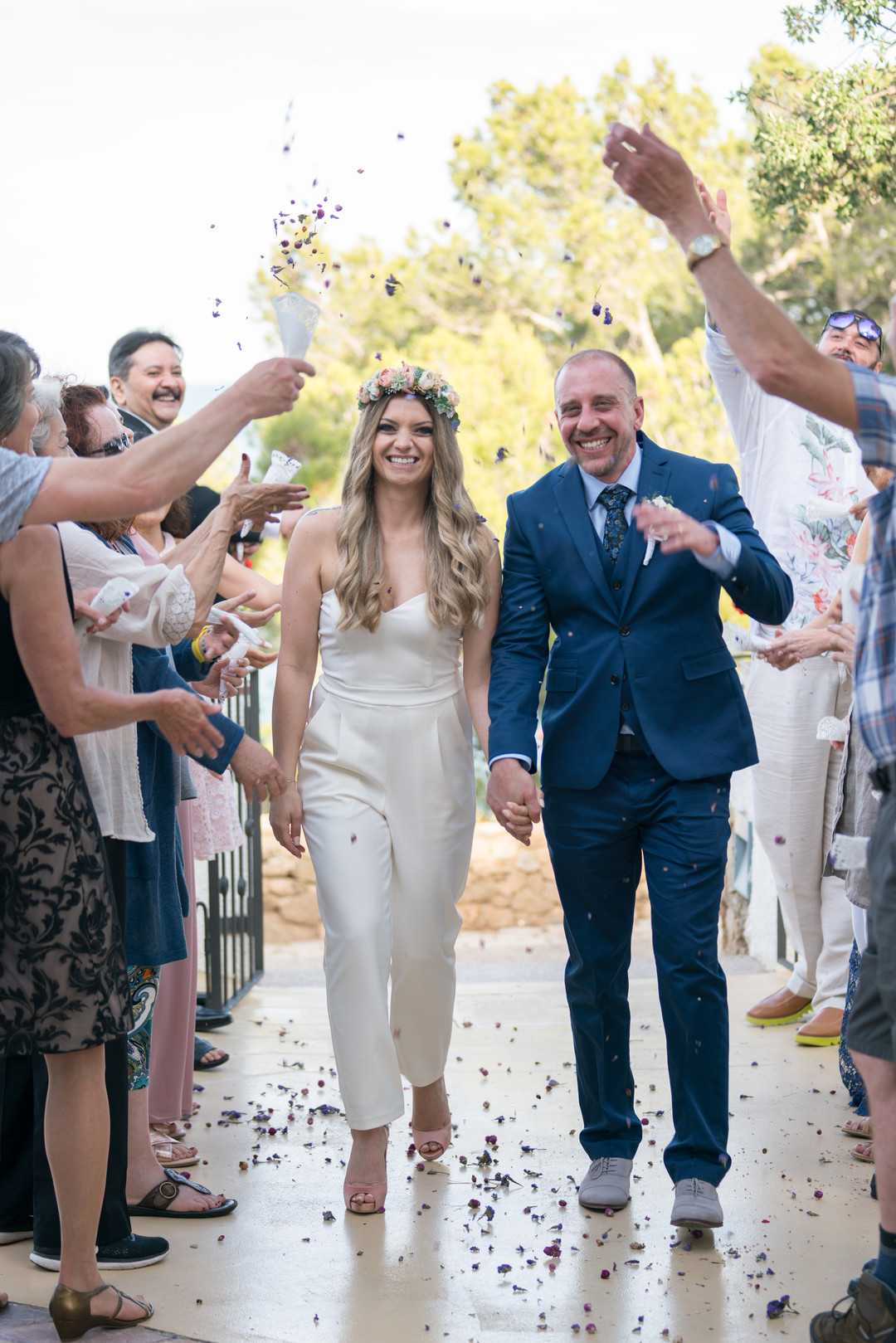 Bride and Groom | A Coastal Spanish Wedding in Costa Brava | Kate Aspen