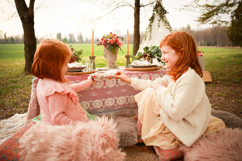 cheers for tea at the park 