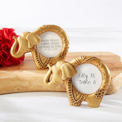 gold frame place card holders