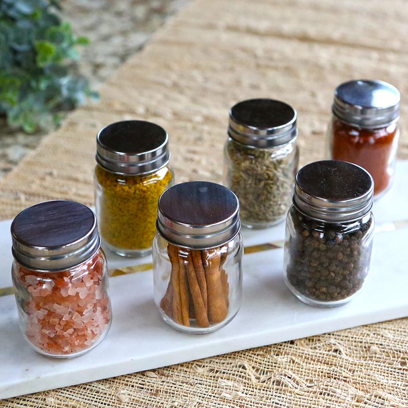 mini condiment jars