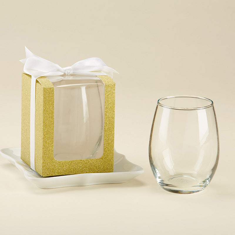 Download Personalized 9 Oz Stemless Wine Glass Baby Shower By Kate Aspen