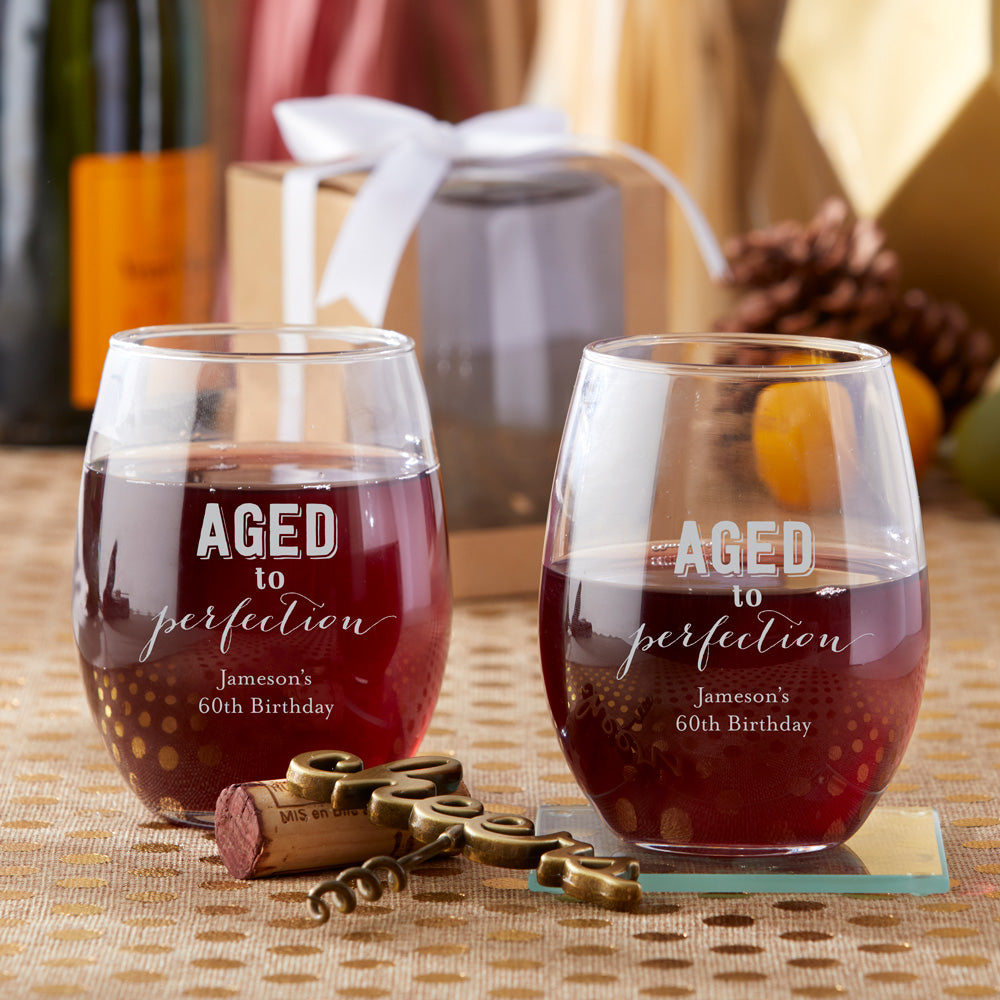 personalized-stemless-wine-glass-birthday-favors-by-kate-aspen-kate