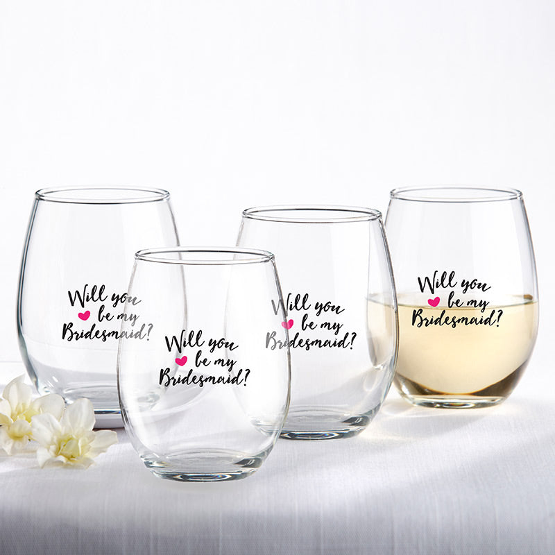 pink wine glasses