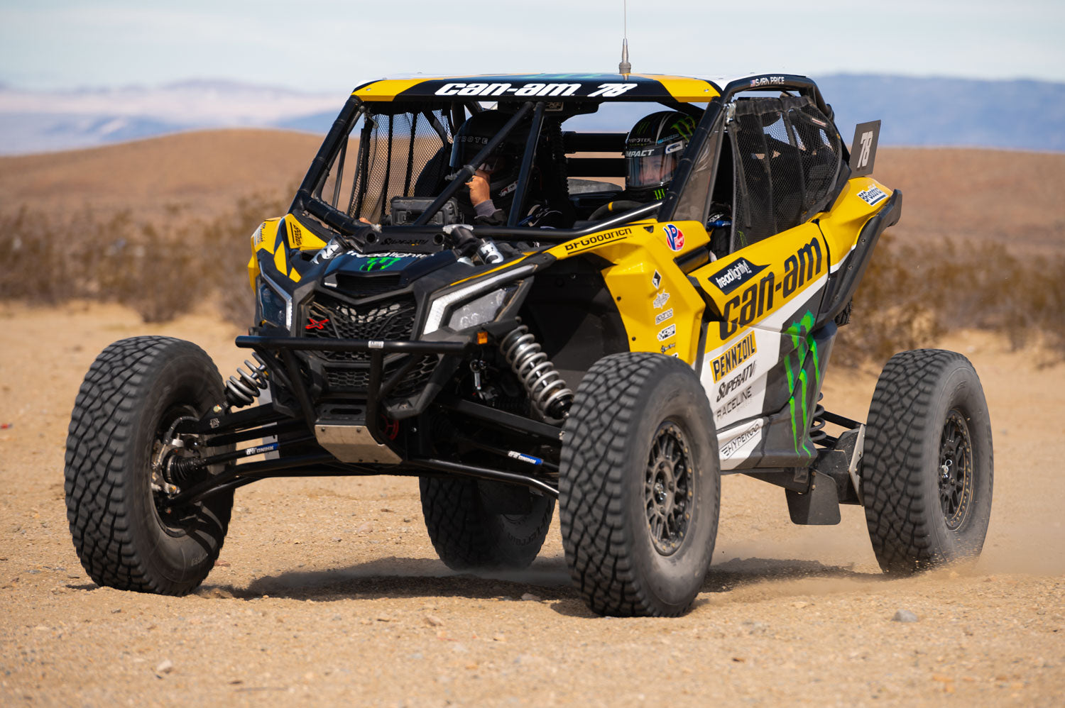 New Can Am Off Road Maverick, Testing with Sara Price in preparation for the Dakar Rally