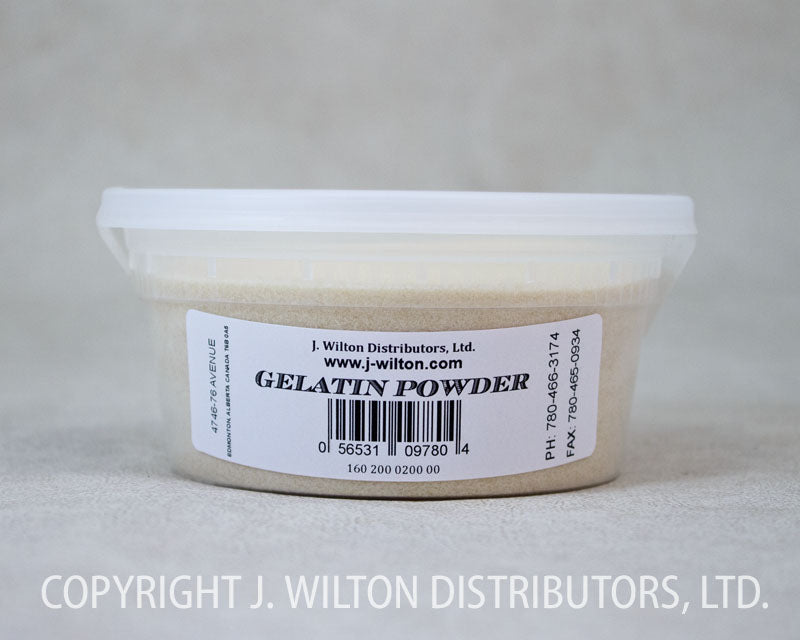 clear gelatin powder