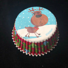 Baking Cups Cartoon Reindeer 75 PC