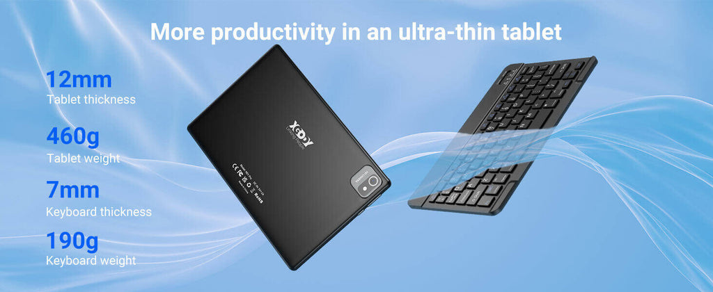 More productivity in an ultra-thin tablet