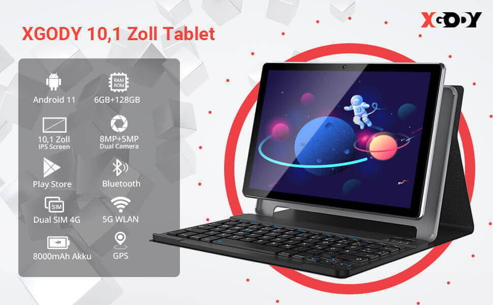 XGODY 10,1 Zoll Tablet