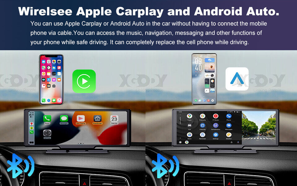 Wireless Apple Carplay and Android Auto
