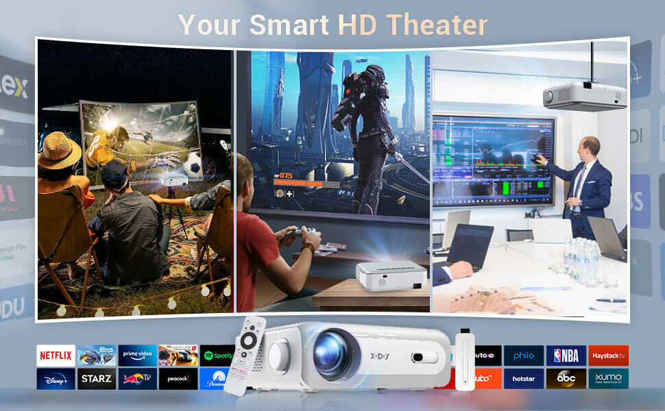 Native 1080P Smart Projector