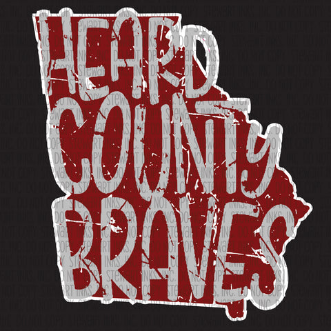 A Country Thing Heard Braves Tie Dye Large