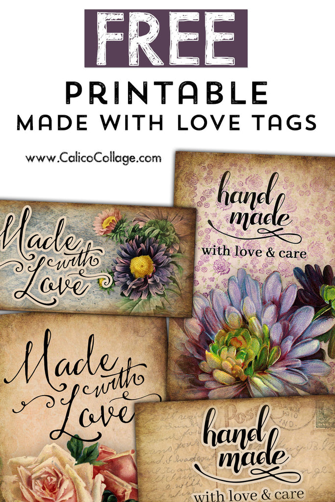 Free Printable Made With Love Tags