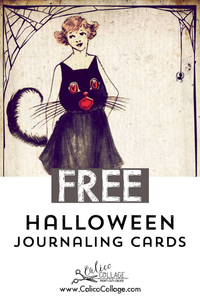 Free Printable Halloween Journaling Cards