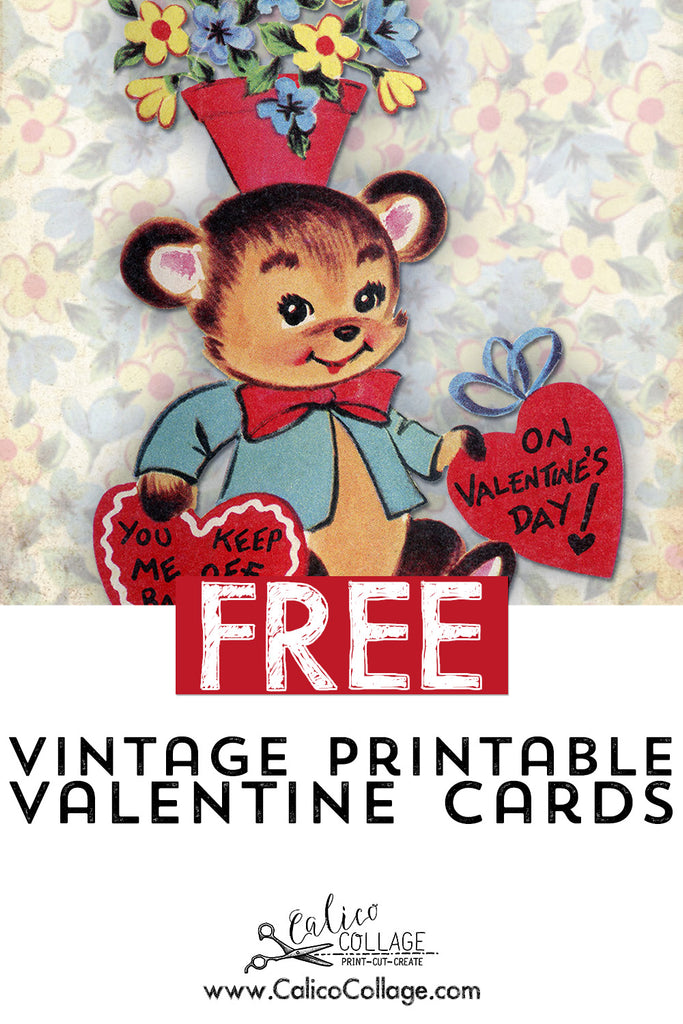 The Best Free Printable Valentines  Valentines printables free, Vintage  valentine cards, Printable valentines cards