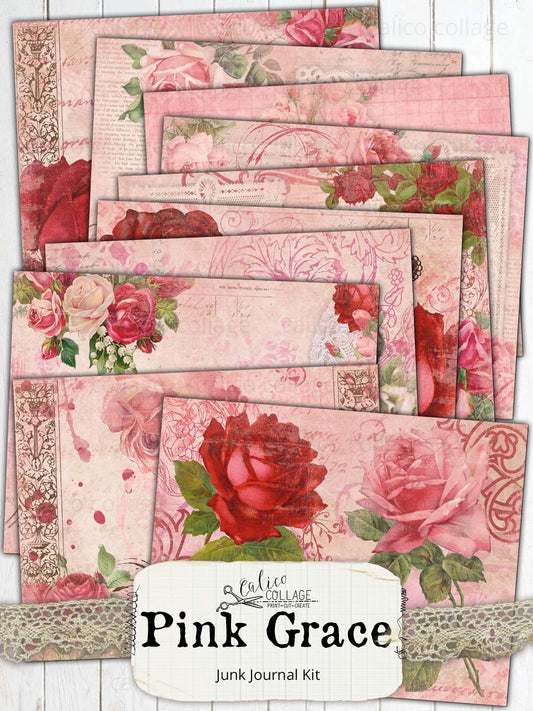 Tea Soiree Printable Junk Journal Kit