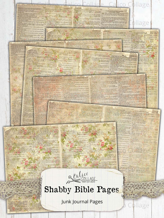 Old Antique Vintage Illustrated 1898 Bible Faith Junk Journal Kit with  Ephemera: Collection Of Beautiful Distressed Illustrated Christian Faith  Bible