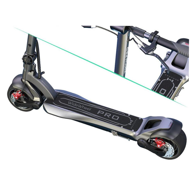 wide wheel scooter