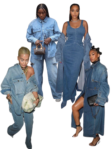 denim streetwear collage