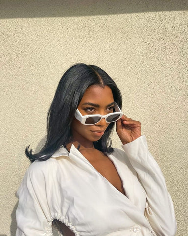 white sunglasses