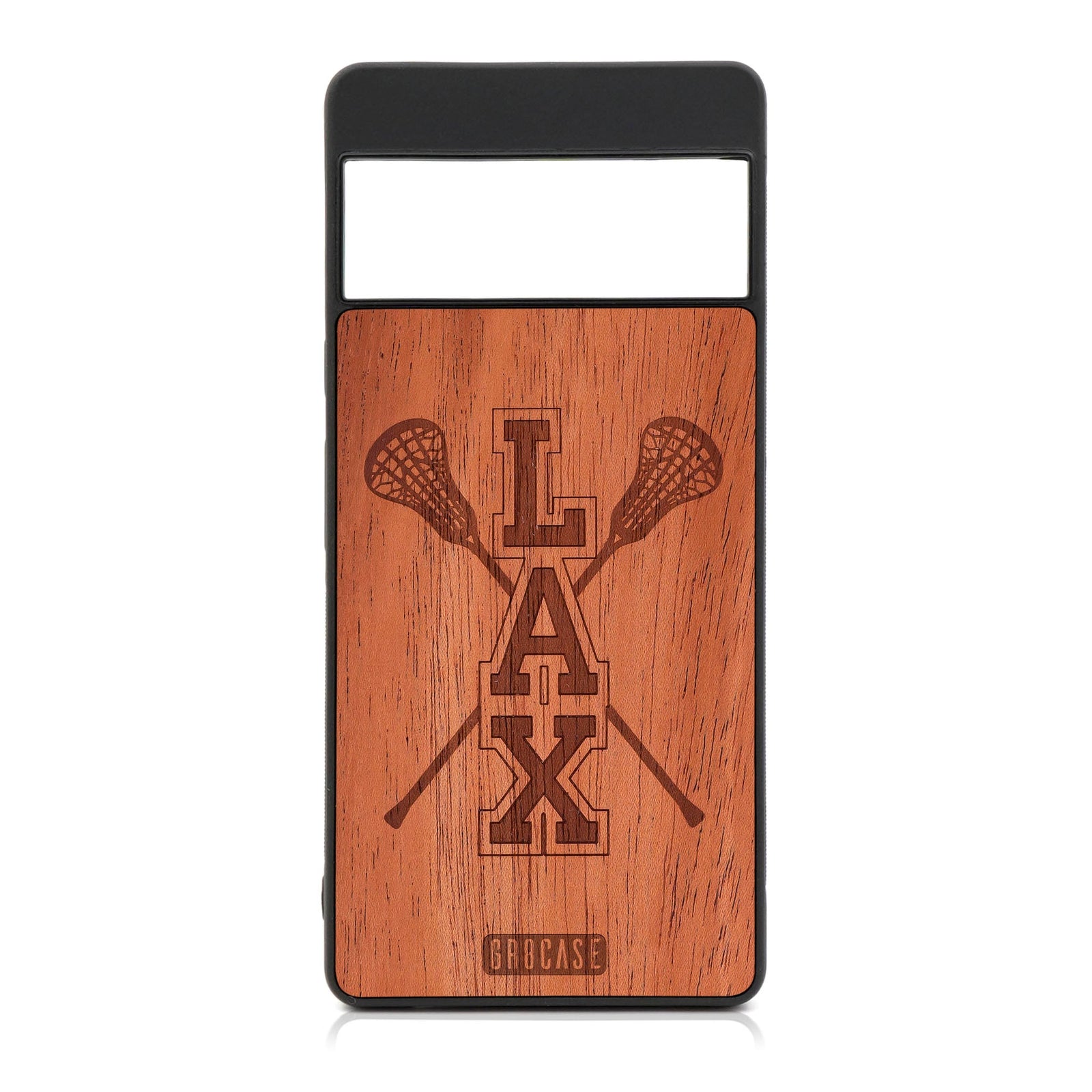 Lacrosse (LAX) Sticks Design Wood Case For Google Pixel 6A