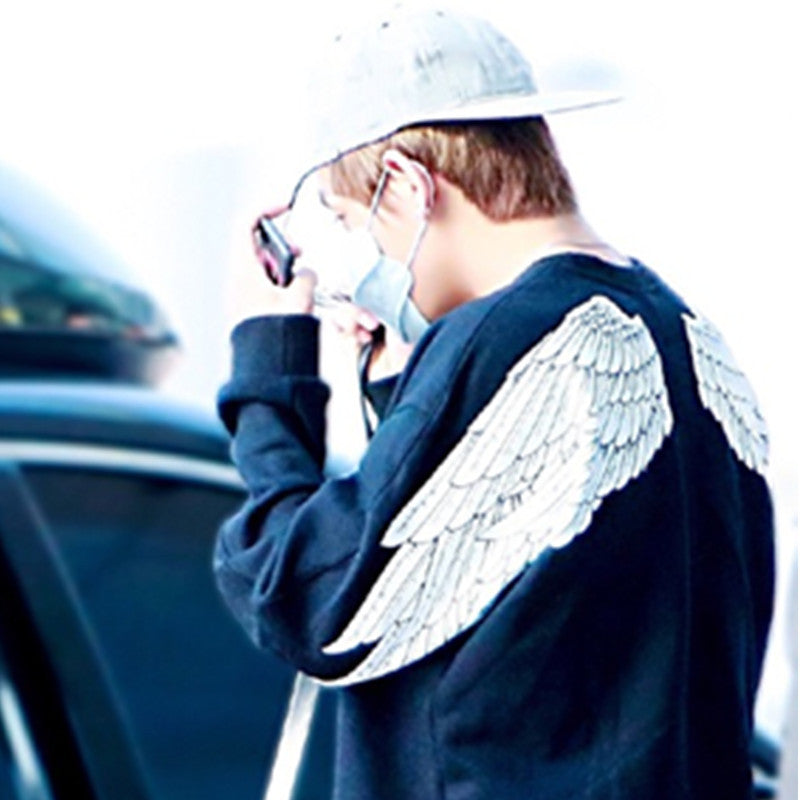 bts v wings sweater