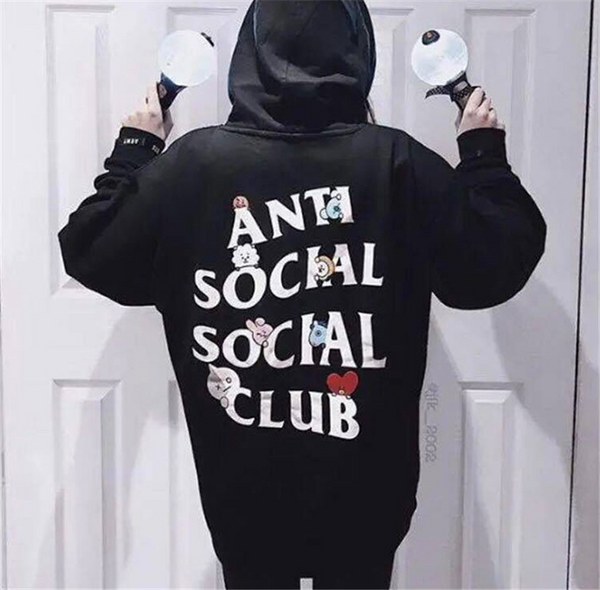 bts anti social club hoodie